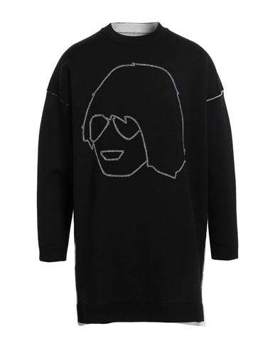 Kenzo Man Sweater Black Size Xs Virgin Wool, Polyamide, Elastane