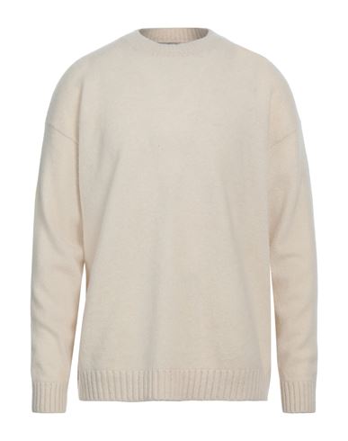 Laneus Man Sweater Ivory Size 42 Cashmere, Silk, Polyester In White