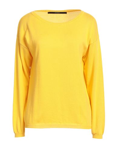 Shop Bellwood Woman Sweater Ocher Size L Cotton In Yellow