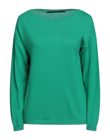 Bellwood Woman Sweater Emerald Green Size Xl Cotton