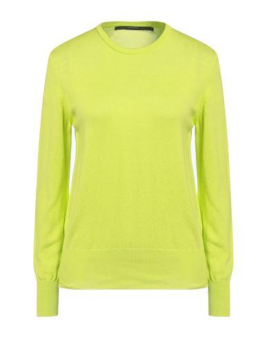 Bellwood Woman Sweater Acid Green Size Xl Cotton