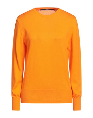 Bellwood Woman Sweater Orange Size Xl Cotton
