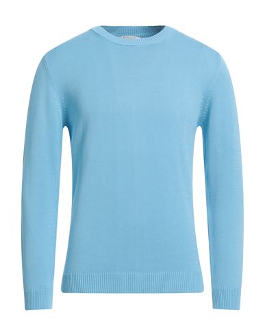 Bellwood Man Sweater Light Blue Size 44 Cotton