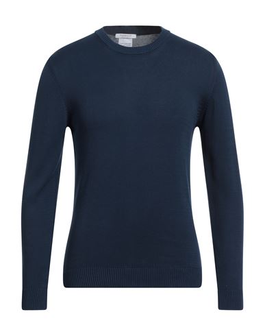 Shop Bellwood Man Sweater Navy Blue Size 48 Cotton
