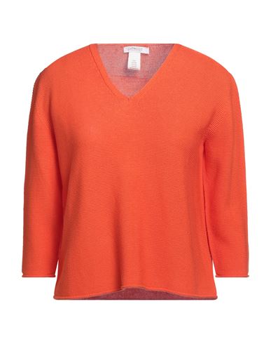 Bellwood Woman Sweater Orange Size L Cotton