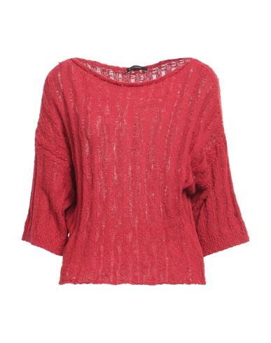 Bellwood Woman Sweater Red Size S Cotton, Linen