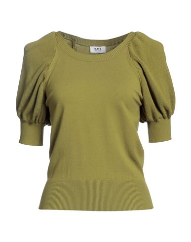 Kate By Laltramoda Woman Sweater Military Green Size L Viscose, Polyester