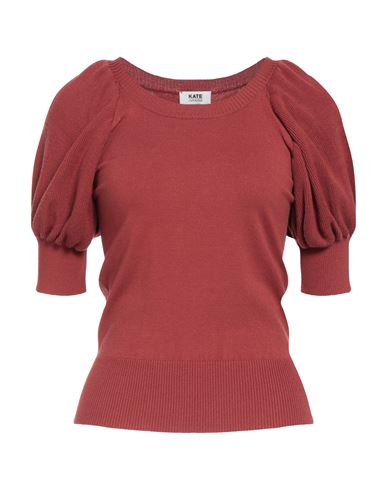Kate By Laltramoda Woman Sweater Rust Size M Viscose, Polyester In Red