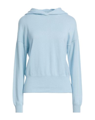 Fedeli Woman Sweater Sky Blue Size 8 Cashmere