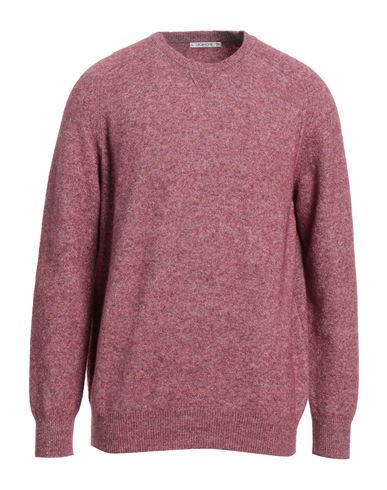 Kangra Cashmere Kangra Man Sweater Mauve Size 46 Cotton, Baby Alpaca Wool, Polyamide, Wool, Elastane In Purple