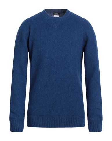 Barba Napoli Man Sweater Blue Size 42 Virgin Wool