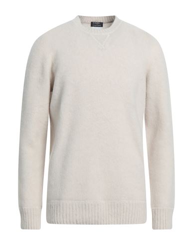 Barba Napoli Man Sweater Light Grey Size 42 Virgin Wool