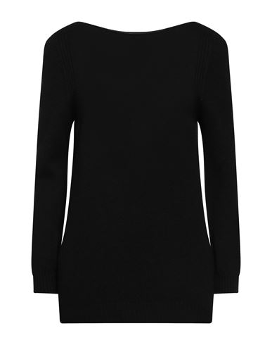 Fedeli Woman Sweater Black Size 8 Cashmere