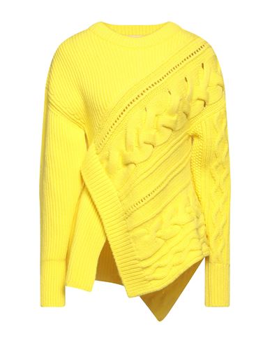 Alexander Mcqueen Woman Sweater Yellow Size M Wool