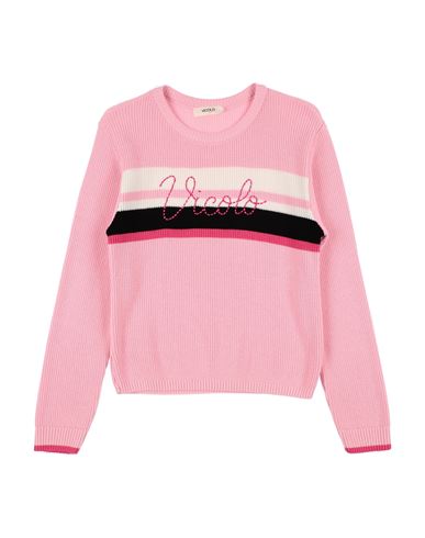 Vicolo Babies'  Toddler Girl Sweater Pink Size 6 Acetate