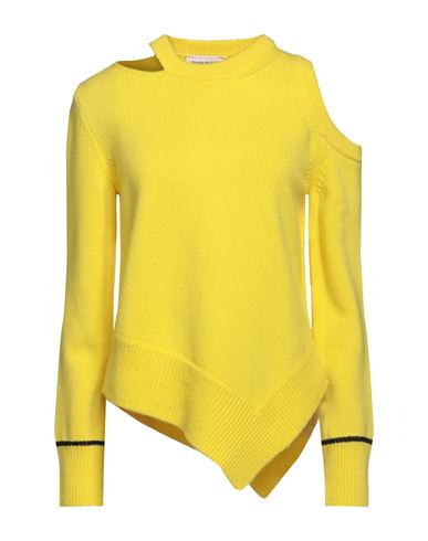 Alexander Mcqueen Woman Sweater Yellow Size M Wool, Polyamide, Elastane, Cotton