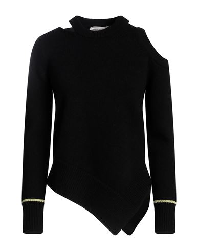 Alexander Mcqueen Woman Sweater Black Size L Wool, Polyamide, Elastane, Cotton