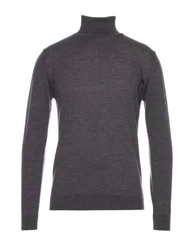 Daniele Fiesoli Man Turtleneck Grey Size Xxl Merino Wool