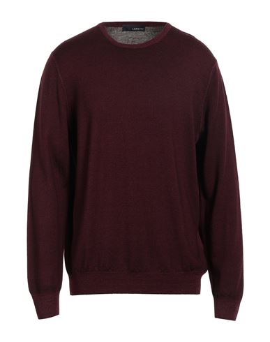 Lardini Man Sweater Deep Purple Size 46 Wool