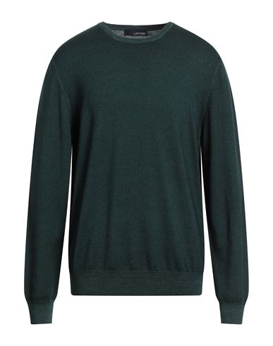 Lardini Man Sweater Dark Green Size 46 Wool