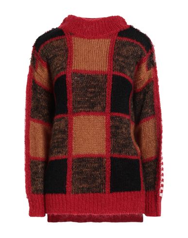 Shop Marni Woman Sweater Red Size 6 Virgin Wool, Mohair Wool, Polyamide, Wool