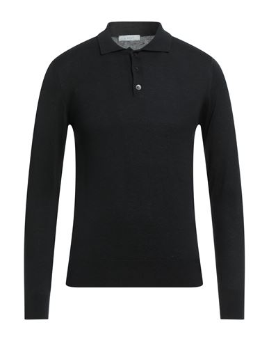 Diktat Man Sweater Black Size M Silk, Cashmere