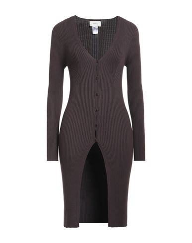 Vicolo Woman Cardigan Dark Brown Size Onesize Viscose, Polyester