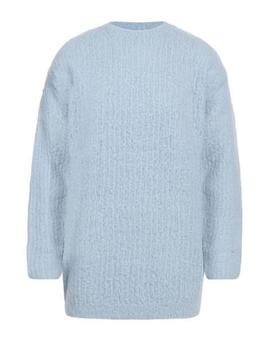 Auralee Man Sweater Sky Blue Size 2 Wool, Nylon