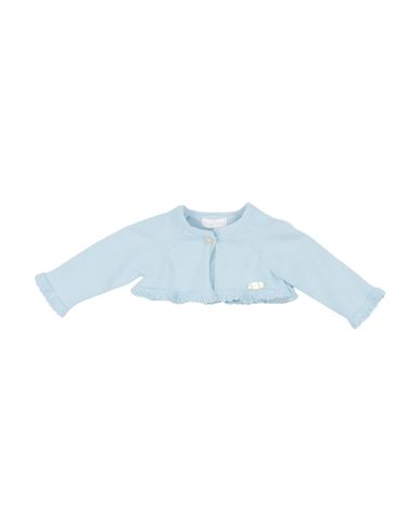 Pan Con Chocolate Babies'  Newborn Girl Wrap Cardigans Light Blue Size 3 Cotton