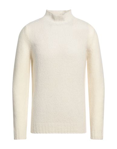 Fedeli Man Sweater Ivory Size 40 Virgin Wool, Cashmere, Polyamide In White
