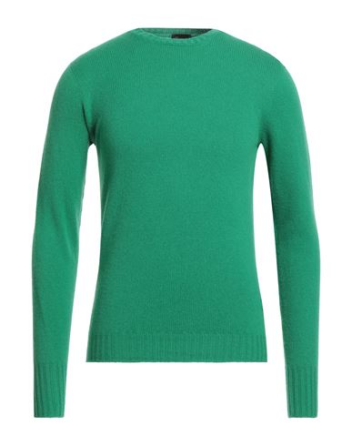 Drumohr Man Sweater Green Size 44 Cashmere In Green