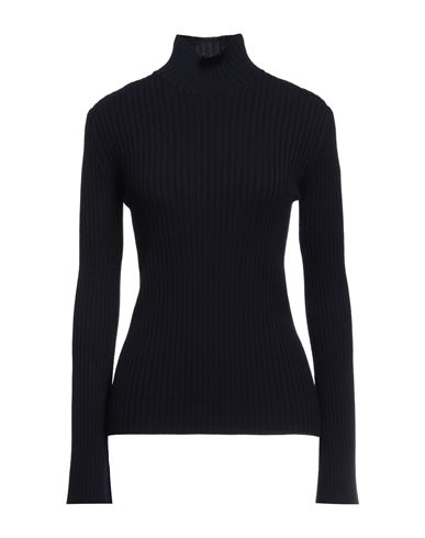 CHLOÉ CHLOÉ WOMAN TURTLENECK MIDNIGHT BLUE SIZE M WOOL, CASHMERE