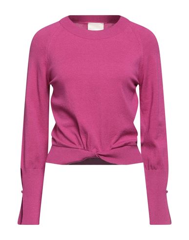 Kate By Laltramoda Woman Sweater Magenta Size S Viscose, Polyacrylic, Polyamide