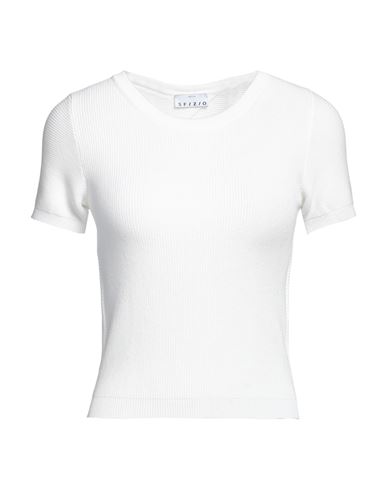 Sfizio Woman Sweater White Size 4 Viscose, Polyester