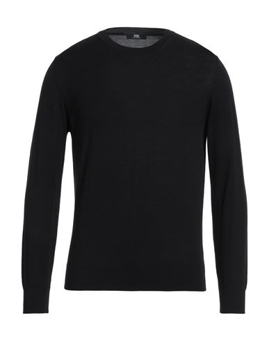 Shop Alpha Studio Man Sweater Black Size 40 Merino Wool