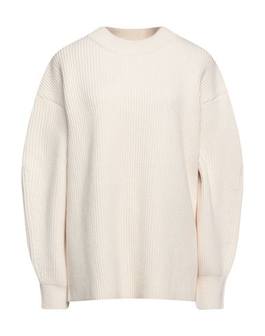 Alaïa Woman Sweater Cream Size 8 Wool, Cashmere In White