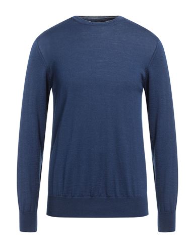 Ant/werp Man Sweater Navy Blue Size Xl Merino Wool