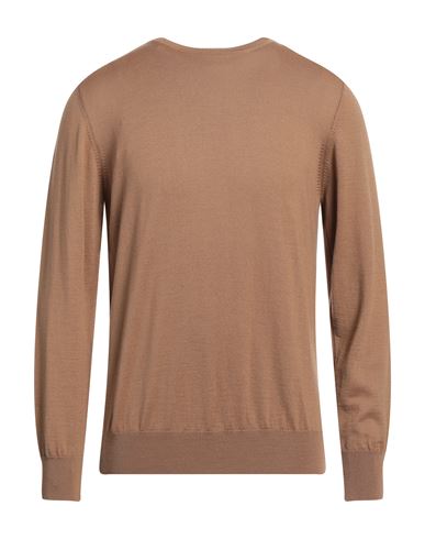 Ant/werp Man Sweater Camel Size Xl Merino Wool In Beige