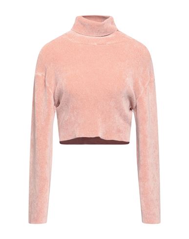 Vicolo Woman Turtleneck Pastel Pink Size Onesize Viscose, Polyamide, Elastane