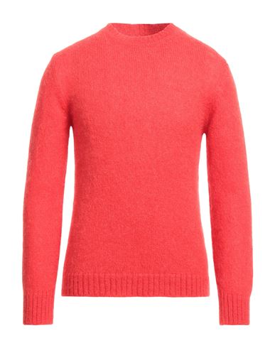 Ant/werp Man Sweater Red Size M Mohair Wool, Polyamide, Merino Wool