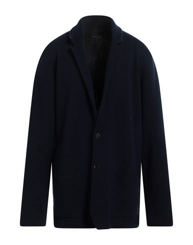 Shop Roberto Collina Man Blazer Midnight Blue Size 44 Merino Wool, Cashmere