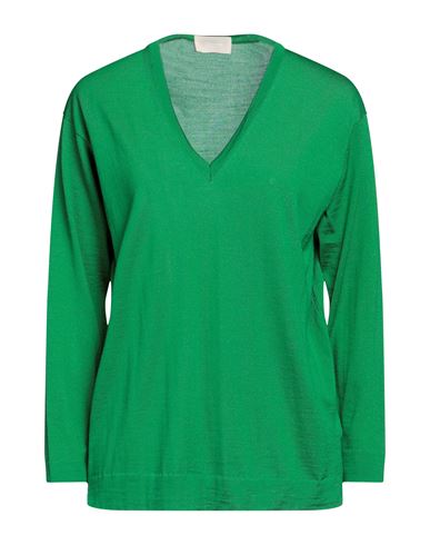 Drumohr Woman Sweater Green Size M Merino Wool