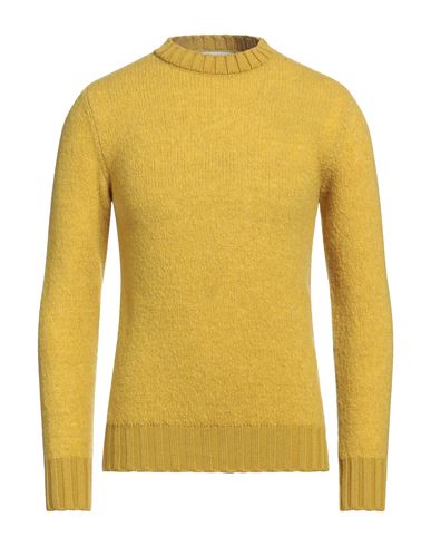 Diktat Man Sweater Mustard Size S Merino Wool, Cashmere, Polyamide, Acrylic In Yellow