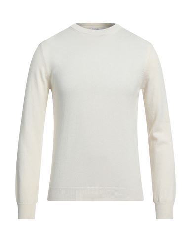 Bellwood Man Sweater Cream Size 38 Cashmere, Silk In White