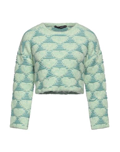 Marco Rambaldi Woman Sweater Light Green Size L Textile Fibers, Alpaca Wool, Wool, Cotton, Merino Wo