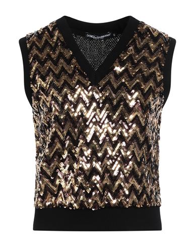 Dolce & Gabbana Woman Sweater Black Size 4 Polyamide, Elastane, Cotton, Virgin Wool