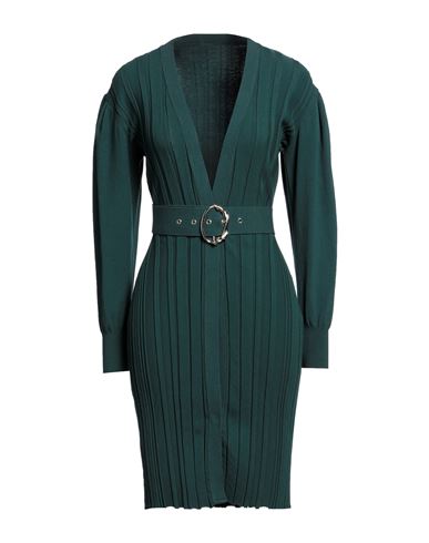 Simona Corsellini Woman Cardigan Dark Green Size Xl Viscose, Polyester