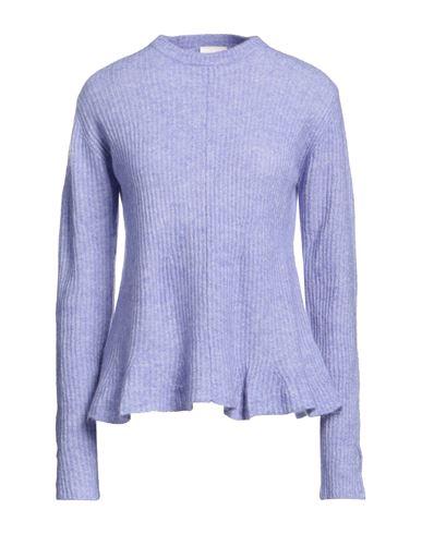 Alysi Ribbed Mohair-blend Knit Pullover In Lilac
