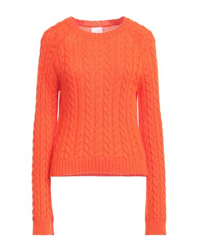 Merci .., Woman Sweater Orange Size S Wool, Acrylic, Alpaca Wool