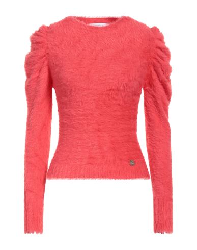 Simona Corsellini Woman Sweater Coral Size S Polyamide In Red